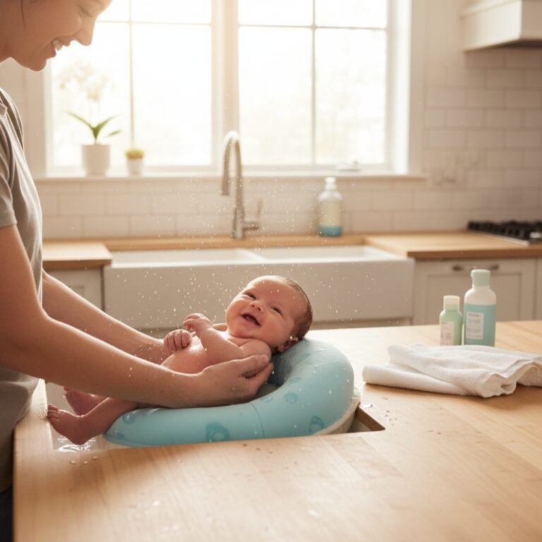 DIY Sink Bath Setup: How to Bathe Baby Safely in Your Kitchen