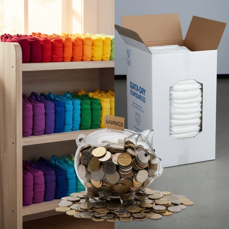 I Calculated the True Cost of Cloth vs. Disposable Diapers (The Results Shocked Me)