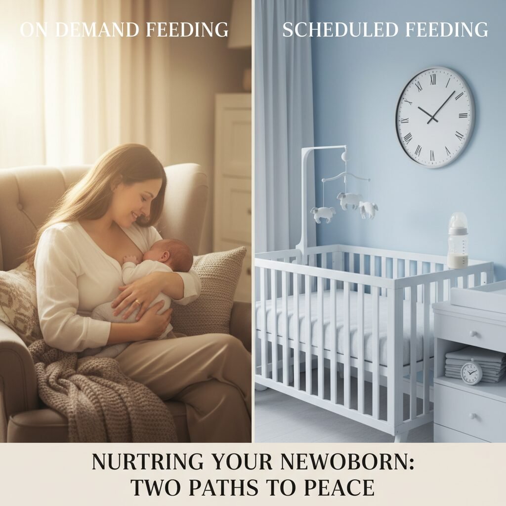 On-Demand vs. Scheduled Feeding: Which Method Gets You More Sleep?