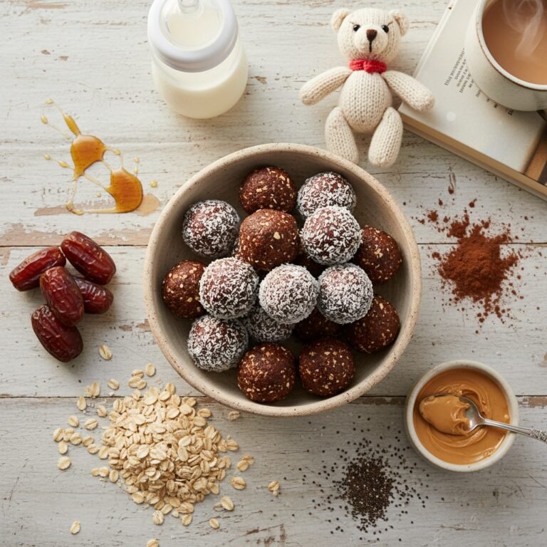 One Bowl No Bake Energy Balls For Exhausted New Moms