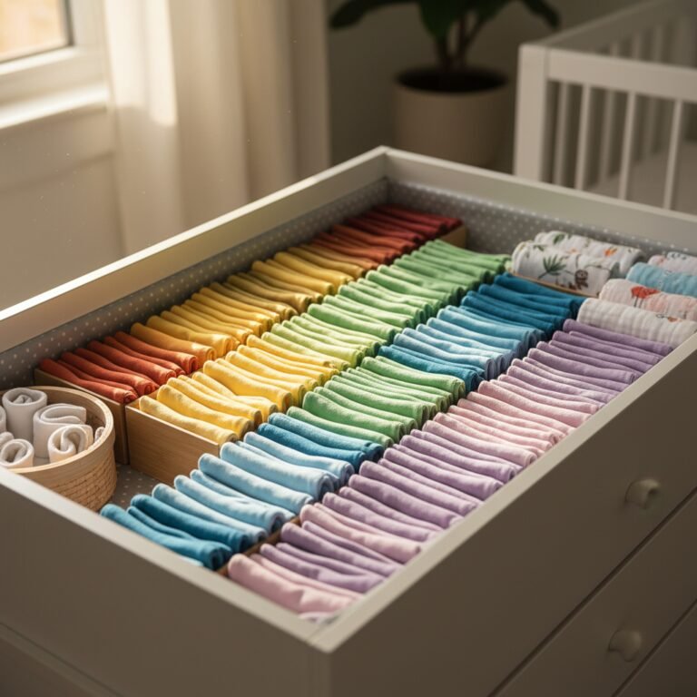 Save Drawer Space: How To Fold Baby Clothes The KonMari Way