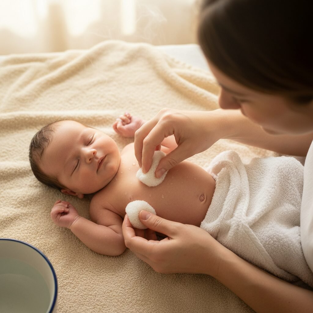 Scary First Bath? How To Bathe A Newborn With An Umbilical Cord Safely
