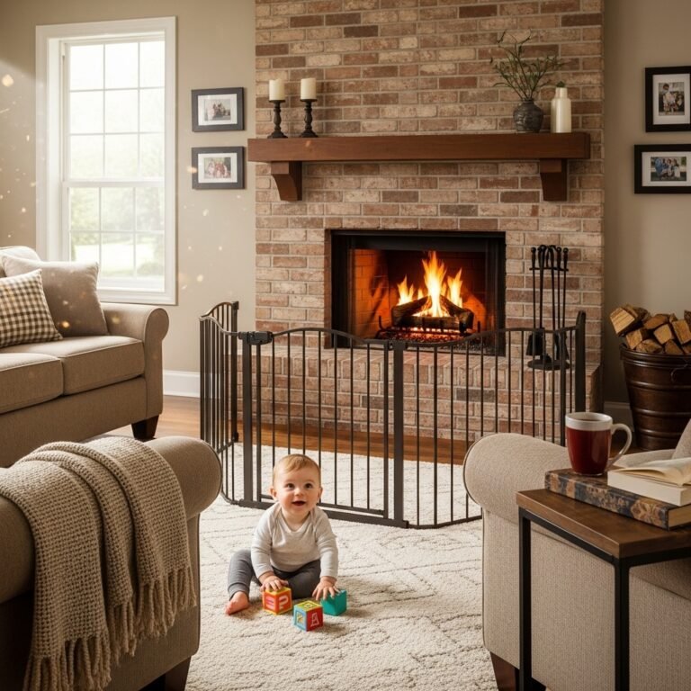 Scary Sharp Edges? How to Baby Proof Your Fireplace Without Ruining Your Decor