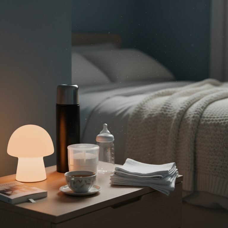 Sleep More: The Genius Nightstand Setup For Instant Formula Feeds