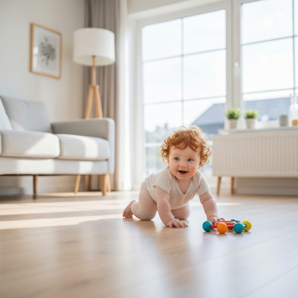 Stop Using Chemicals: The Best DIY Floor Cleaner for Crawling Babies