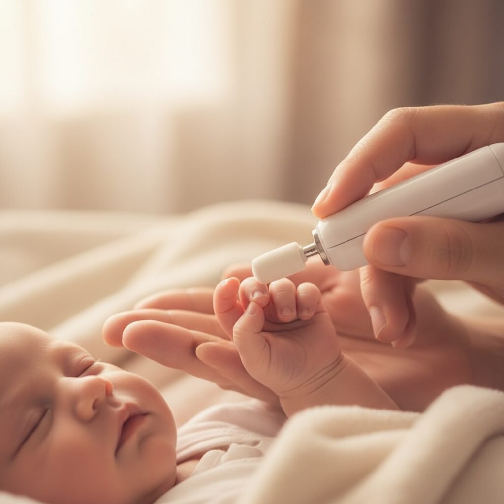 Stop Using Clippers! Why Electric Nail Files Are Safer for Newborns