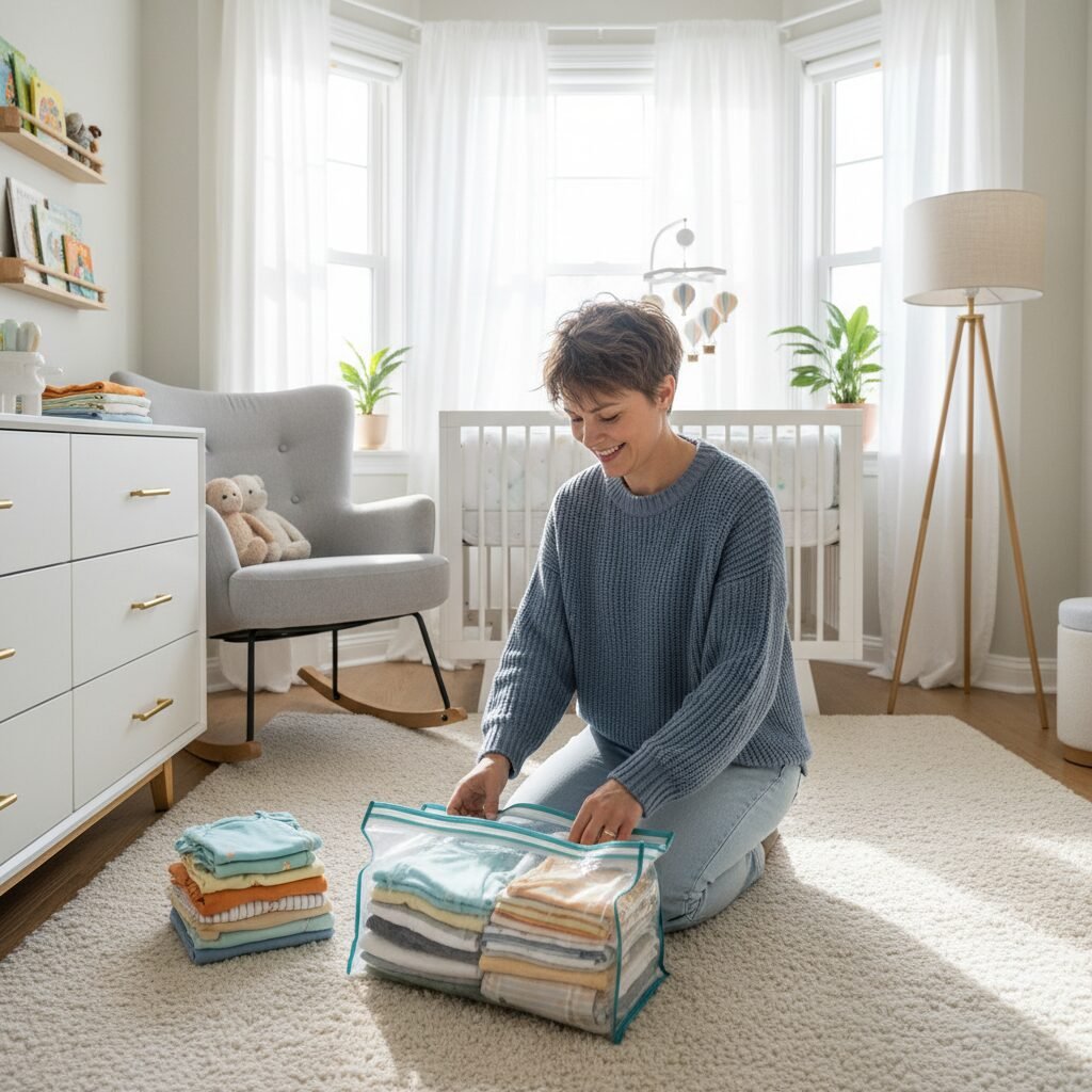 Storing Baby Clothes In Vacuum Bags: The Ultimate Space Saving Hack