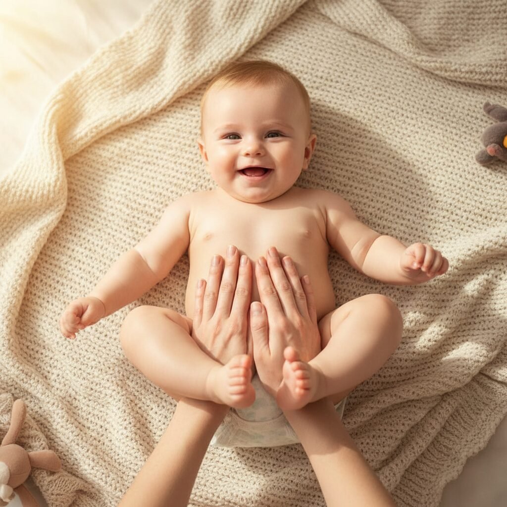 The 'I Love You' Massage Technique for Instant Infant Gas Relief