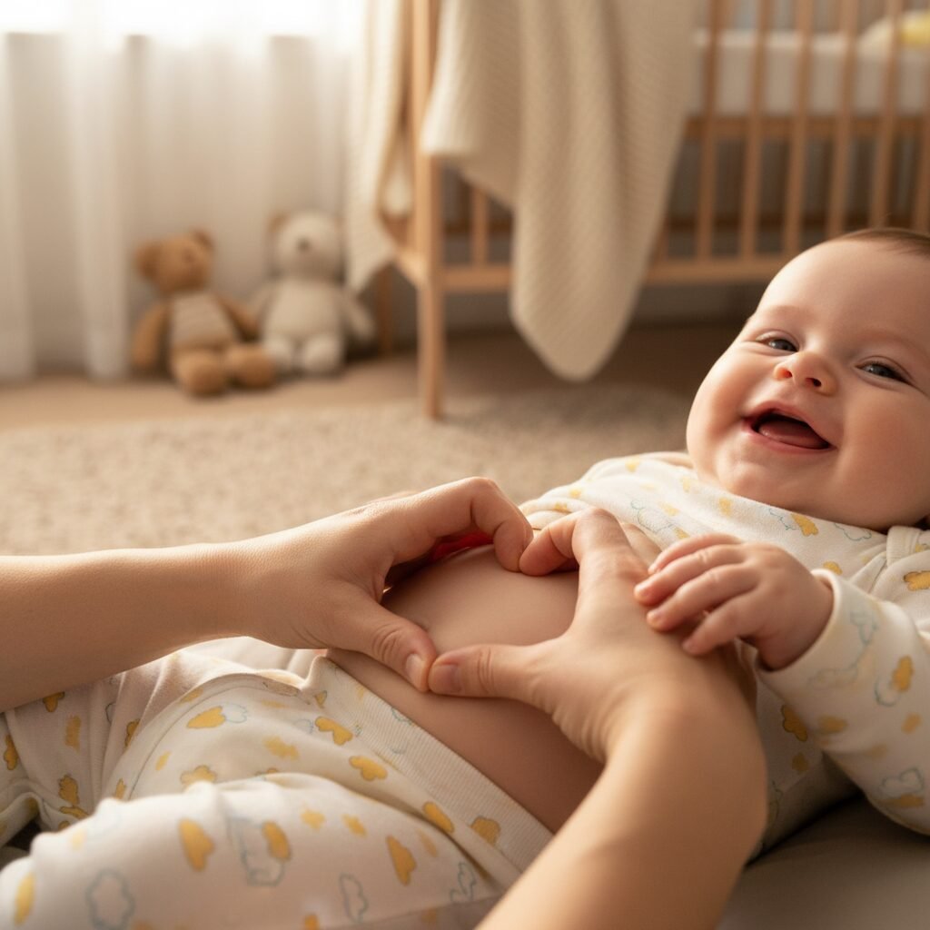 The "I Love You" Massage Technique That Helps Your Baby Poop In Minutes