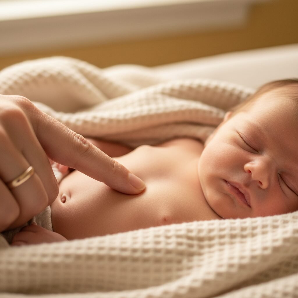 The "Magic Button" Technique To Relieve Newborn Gas Instantly