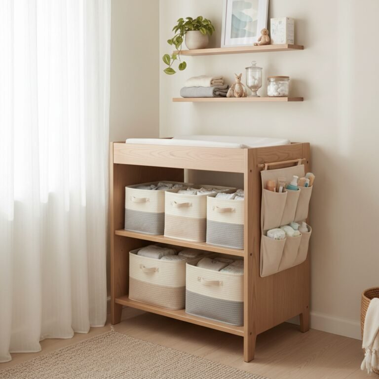 Tiny Space Hacks: How To Organize A Changing Table That Actually Stays Tidy