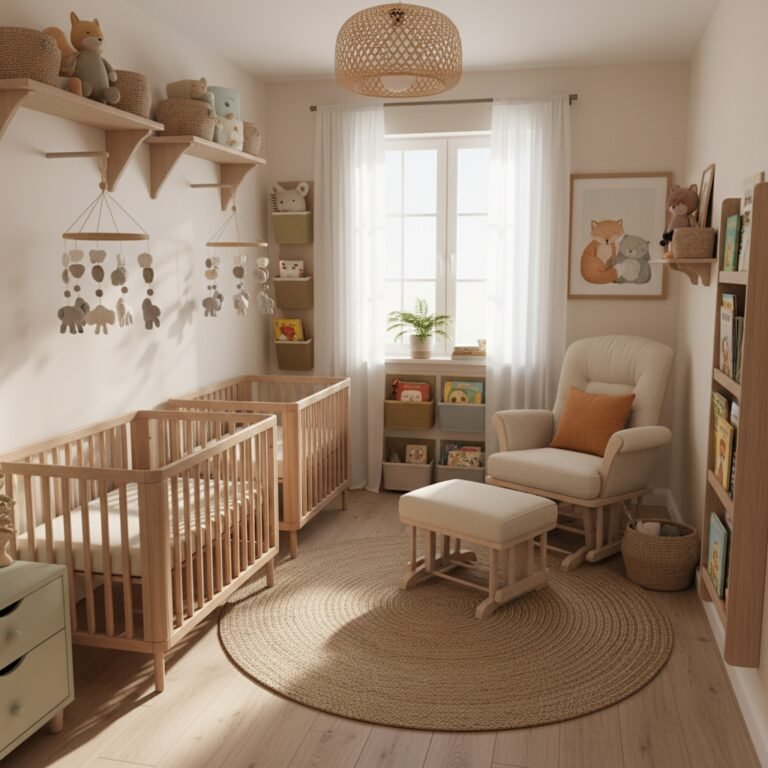 Tiny Twin Nursery? 8 Genius Layouts That Fit Two Cribs Perfectly