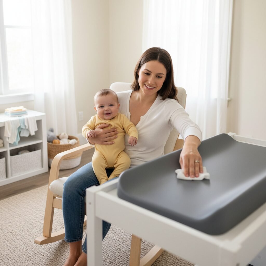 Why You Need A Wipeable Changing Pad (Say Goodbye To Laundry)